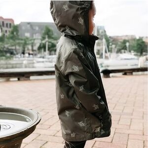 JAMIE KAY - Avery Rain Jacket : Sea Turtle Dark Olive - 3T